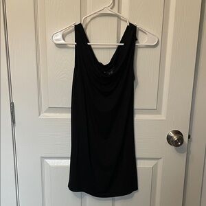 Vince Black Draped Tank Top